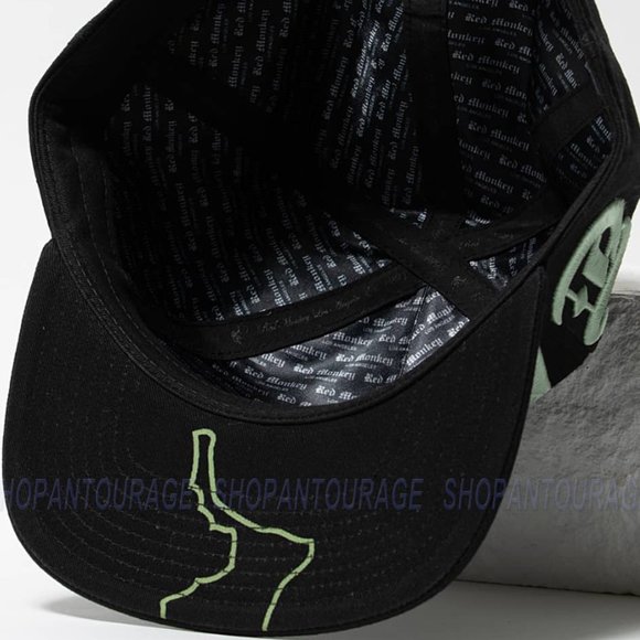 Red Monkey Tamps Loud & Proud Black RM1415 New Limited Edition Unisex Flat Visor - Picture 8 of 14
